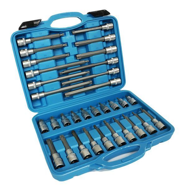 Набір ключів торцевих 1/2" Torx 32 шт. Silver S10635