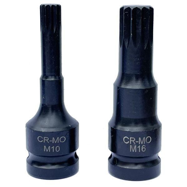 Набір ударних біт 1/2" SPLINE (M4-M16) 9 шт. Vorfal V08063
