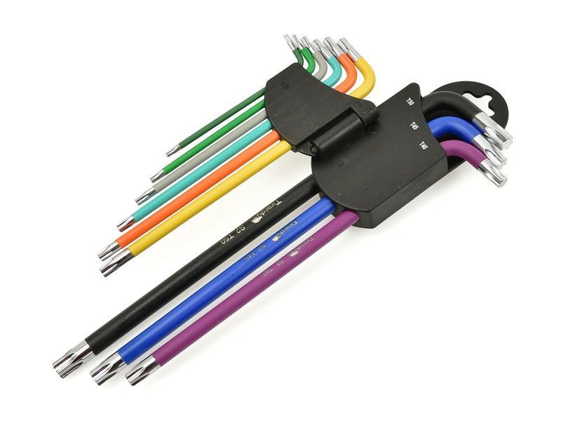 Професійні ключі Torx Tvardy T00123 зі сталі S2