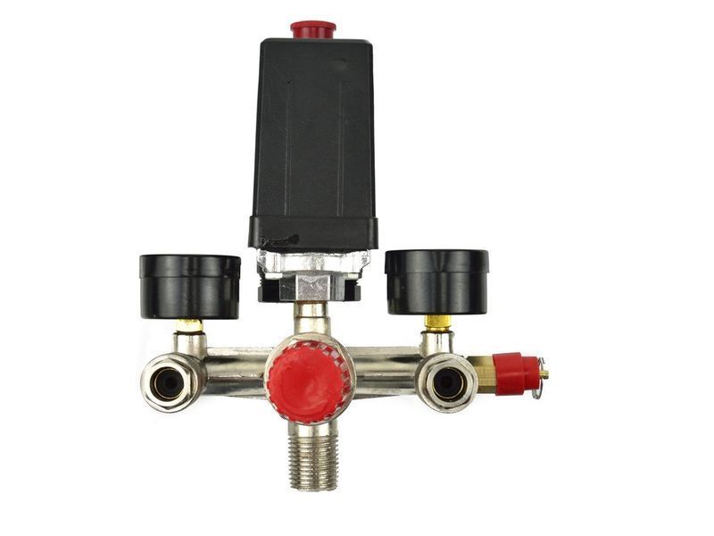 Пресостат до компресора Geko G80306, 8 бар, 1/4", 20,5 мм