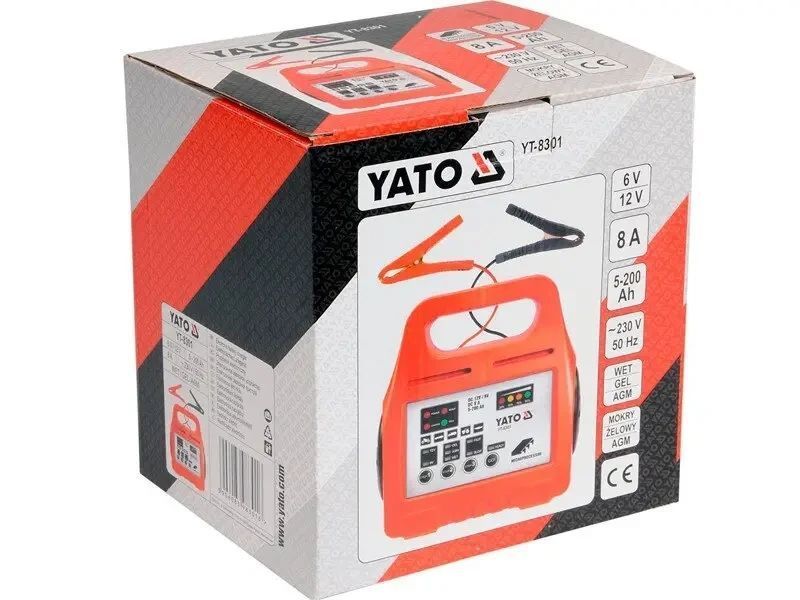 Зарядное устройство для авто YATO YT-8301 Польша