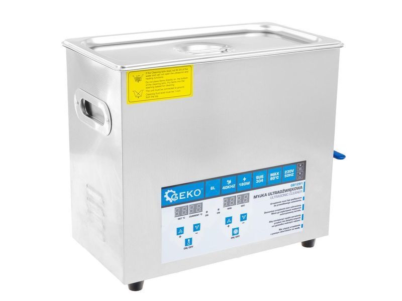 Ультразвуковая ванна 120W 6л с подогревом и таймером G81291
