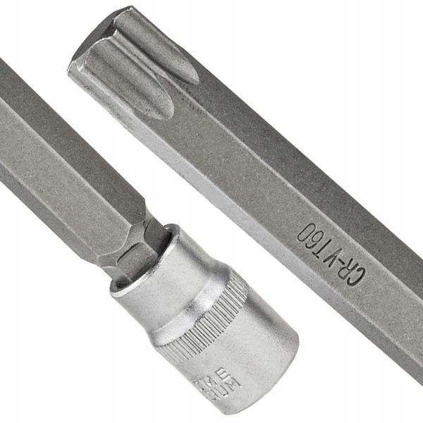 Набір довгих біт впресованих в головку TORX T25-T60 (CrV) 7 од. Vorfal V08404
