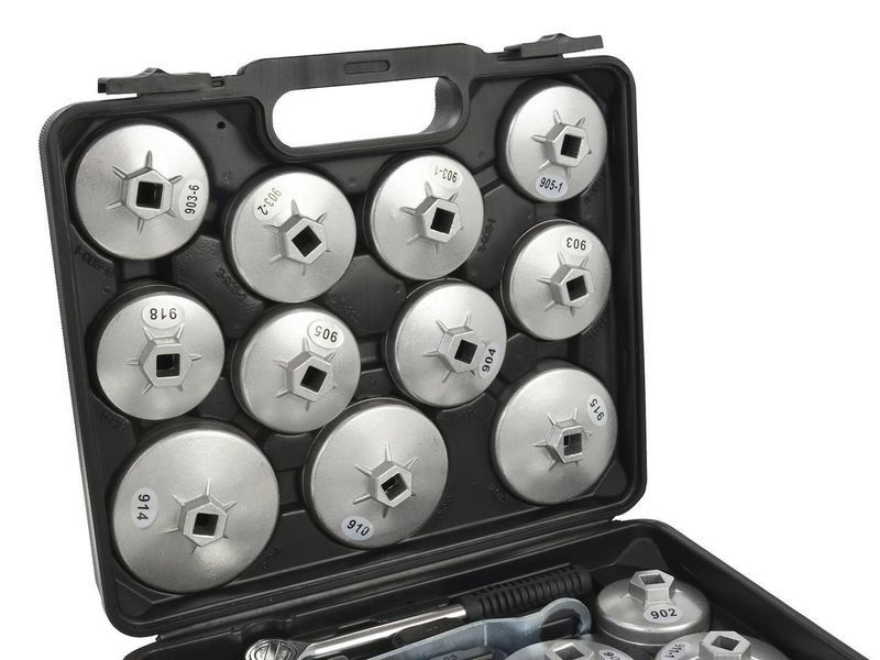 Набор чашек для снятия масляных фильтров 23шт GEKO G10402
